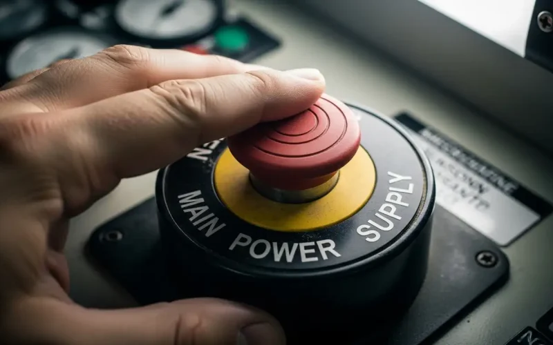 turn off main power supply